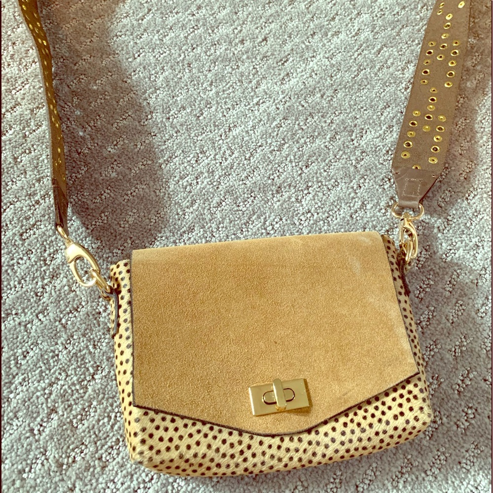 Free people leopard purse